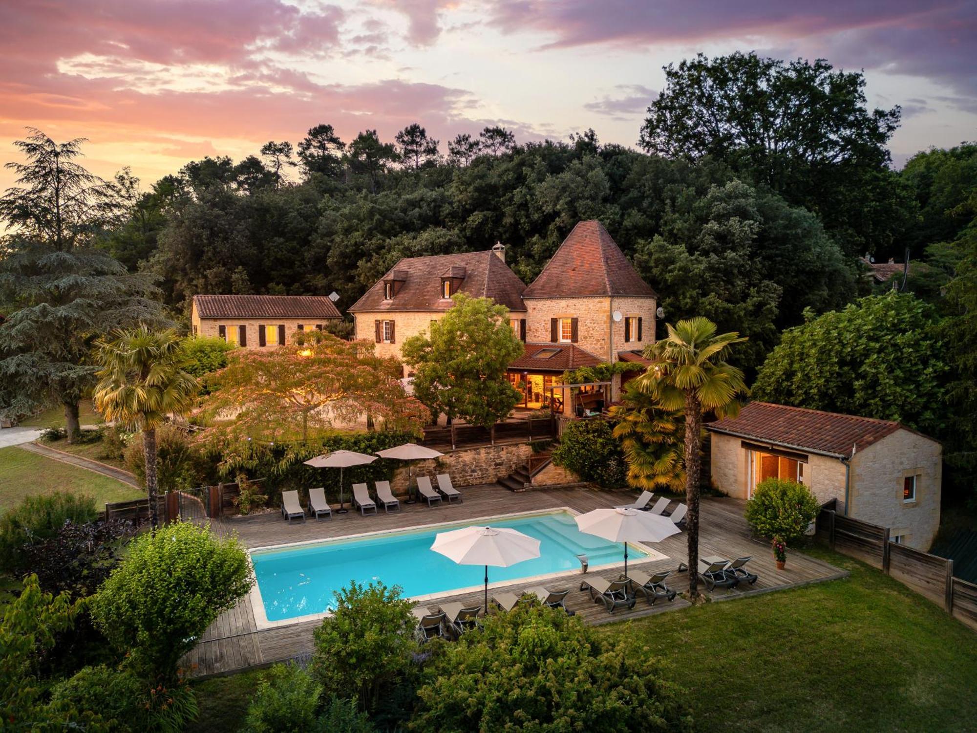 Carsac-Aillac Domaine De Campagnac - Spa & Sauna المظهر الخارجي الصورة